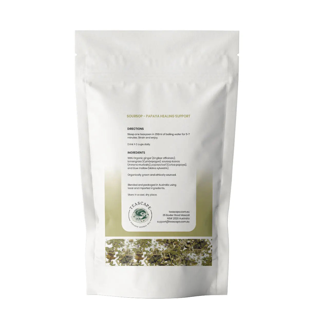 Soursop - Papaya Healing Support Tea Teascape